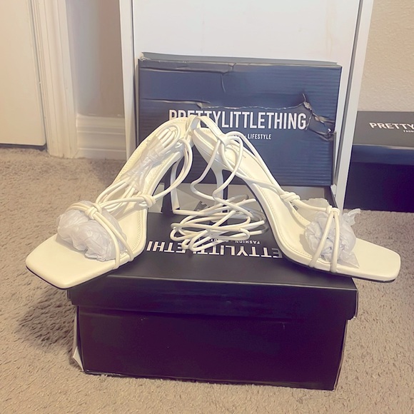 PrettyLittleThing Square Sandal - 3in - Picture 4 of 4